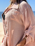 Soraya Beach Shirt | Rose