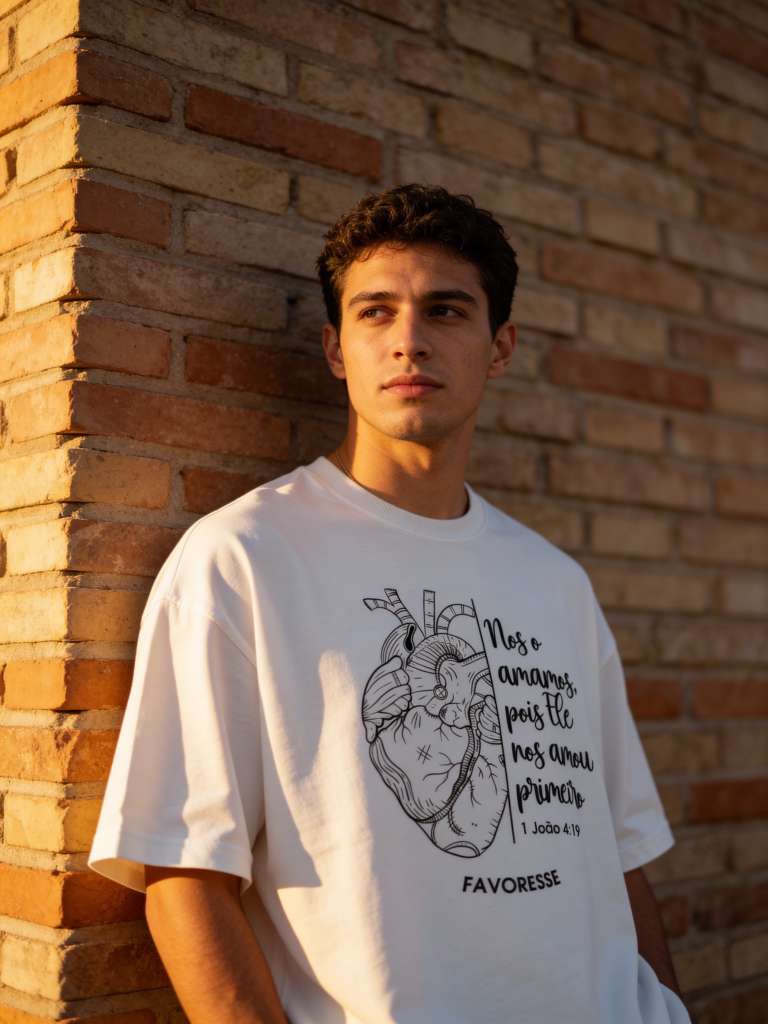 Women's Oversized T-Shirt - 1 John 4:19