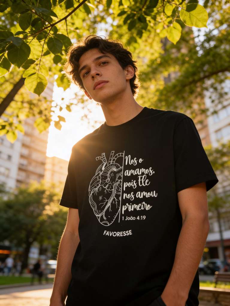 Women's Oversized T-Shirt - 1 John 4:19